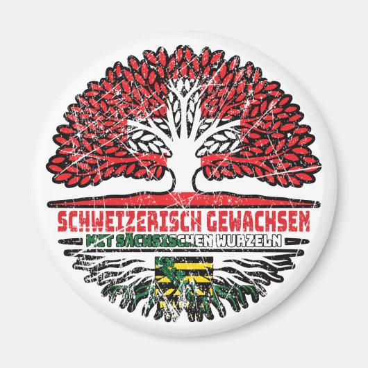 Aimant Sachsen Sächsisch Schweizer Schweiz Baum Wurzel (Devant)