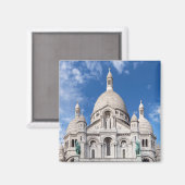 Aimant Sacré Coeur sur Montmartre - Paris, France (Recto/Verso)