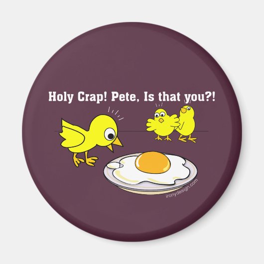 Aimant Sacrée merde ! Pete, c'est toi ? Pourpre (Devant)