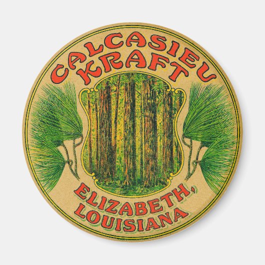 Aimant Sacs Calcasieu Kraft (Devant)