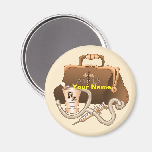 Aimant Sacs docteur (Recto/Verso)