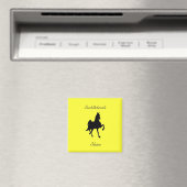 Aimant Saddlebed Horse Silhouette (In Situ (Lave-vaisselle))