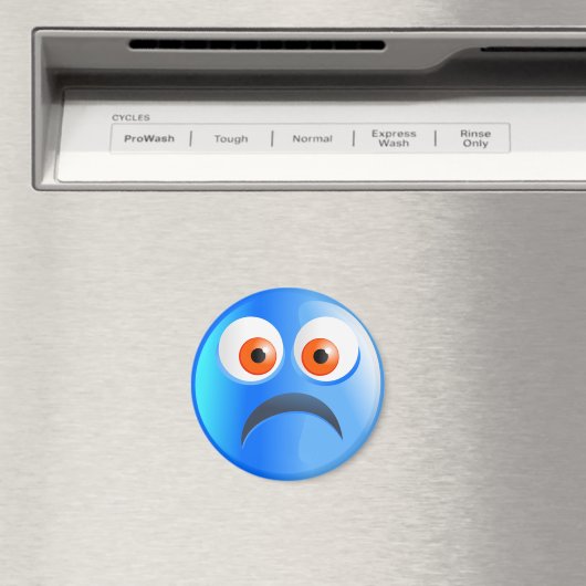 Aimant Sadilie bleue triste (In Situ (Lave-vaisselle))