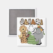 Aimant Safari animal (Recto/Verso)