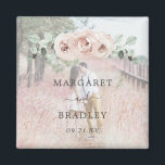 Aimant Sage Greenery Rose Floral Dusty Rose Photo Mariage<br><div class="desc">Élégant Mariage floral avec roses aquarellés dans le rose rose poussiéreux et vert dans les tons vert sauge avec vos noms et dater sur votre photo préférée. Ces jolis Magnets Mariages à thème botanique peuvent être utilisés pour les faveurs de mariage ou comme une Save the Date.</div>