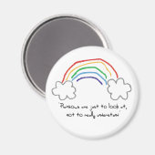 Aimant sagesse arc en ciel (Recto/Verso)