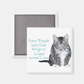 Aimant Sagesse de Chat - Certaines personnes ont des Chat (Recto/Verso)
