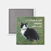 Aimant sagesse du chat (Recto/Verso)