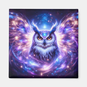 Aimant Sagesse Mystique Cosmique Hibou Spirituel Céleste