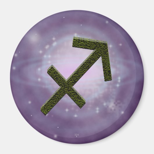 Aimant Sagittarius couleur Pick Sagittarius Zodiac (Devant)