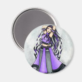 Aimant Sagittarius Danseuse du ventre violet (Recto/Verso)