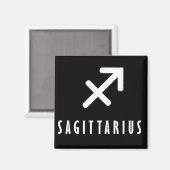 Aimant Sagittarius signe zodiaque (Recto/Verso)