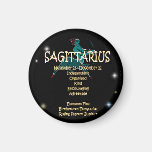 Aimant Sagittarius zodiaque