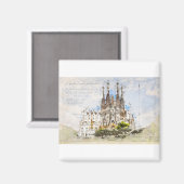 Aimant Sagrada Familia Barcelone (Recto/Verso)