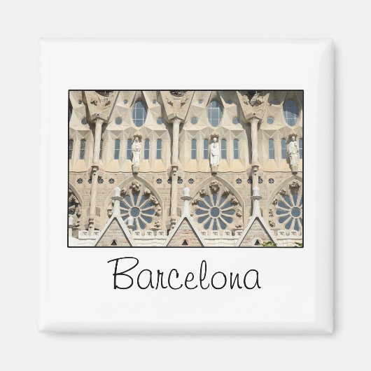 Aimant Sagrada Familia. Façade de la passion (Devant)