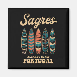 Aimant Sagres côte d'Algarve Portugal planche de surf sur