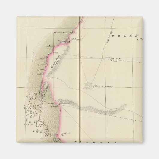 Aimant Sahara occidental, Afrique 12 (Devant)