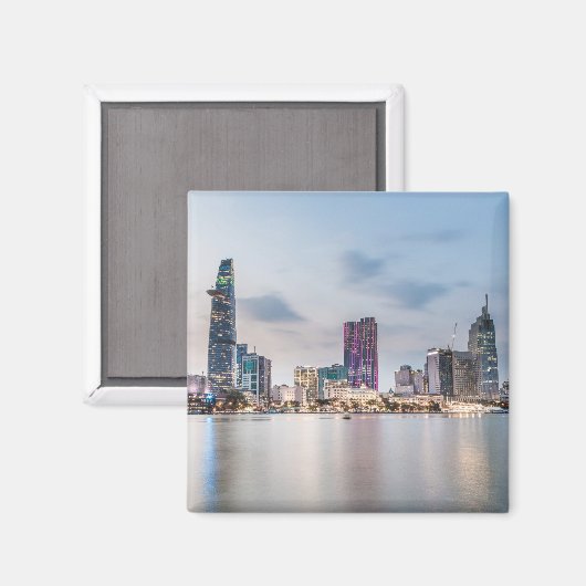 Aimant Saigon (Ho Chi Minh Ville) HCMC Vietnam souvenir P (Recto/Verso)