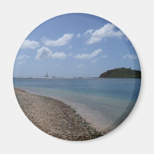 Aimant Sailboat à la distance de St Thomas (Devant)