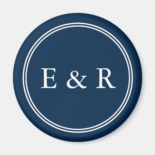 Aimant Sailor Blue - Printemps 2018 Londres Tendances mod (Devant)