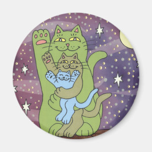 Aimant Sain, riche et sage dans une nuit d'automne