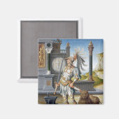 Aimant Saint Adrian en Armor dans un paysage ouvert (Recto/Verso)