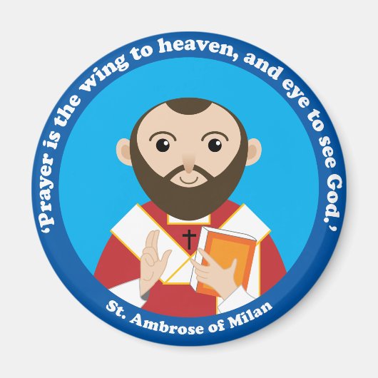 Aimant Saint-Ambrose de Milan (Devant)