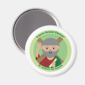 Aimant Saint André l'Apôtre (Recto/Verso)