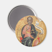 Aimant Saint André l'apôtre Icône orthodoxe (Recto/Verso)
