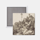 Aimant Saint Anthony Lecture par Albrecht Durer (Recto/Verso)