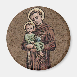 Aimant Saint Antoine et bébé Jésus