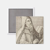 Aimant Saint Augustin de Hippo Docteur de l'Église (Recto/Verso)