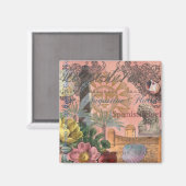 Aimant saint augustine florida voyage art antique (Recto/Verso)