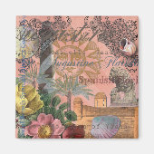 Aimant saint augustine florida voyage art antique (Devant)