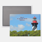 Aimant Saint Augustine, phare de Floride (Recto/Verso)