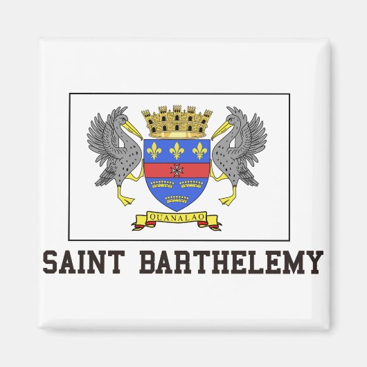 Aimant Saint-Barthélemy (Devant)