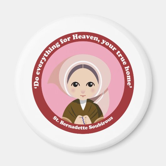 Aimant Saint Bernadette Soubirous (Devant)