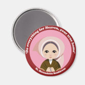 Aimant Saint Bernadette Soubirous (Recto/Verso)