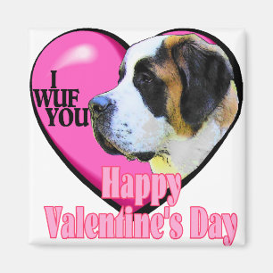 Aimant Saint Bernard Cadeaux de la Saint-Valentin