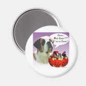 Aimant Saint Bernard Halloween Candy (Recto/Verso)