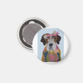 Aimant Saint Bernard Hippie (Recto/Verso)