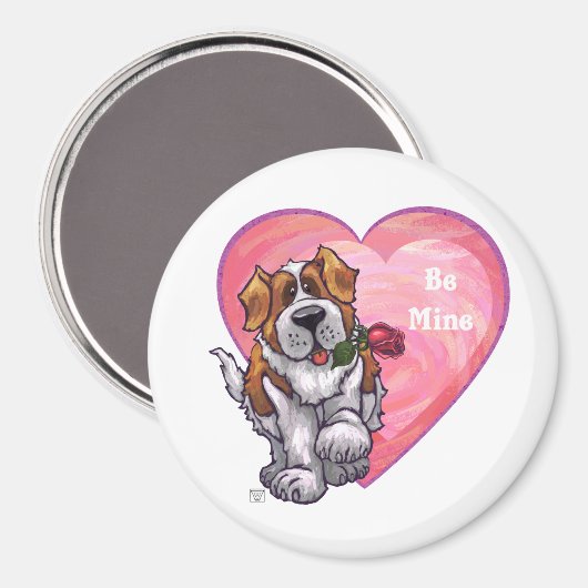 Aimant Saint-Bernard Valentin (Recto/Verso)