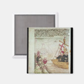 Aimant Saint Brendan dans son navire (Recto/Verso)