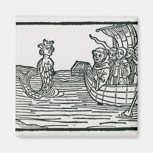 Aimant Saint-Brendan et la sirène (Devant)