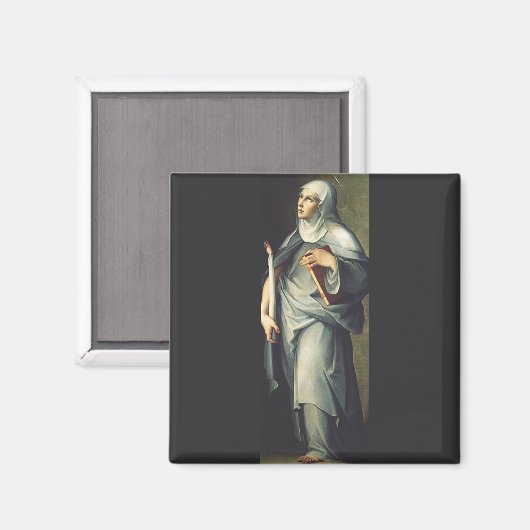 Aimant Saint Bridget de Suède (Recto/Verso)