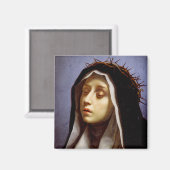 Aimant Saint-Catherine de Sienne (Recto/Verso)