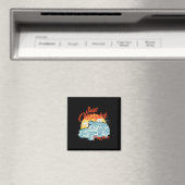 Aimant Saint Christophe Surfer Dude Hommes de surf Plage (In Situ (Lave-vaisselle))