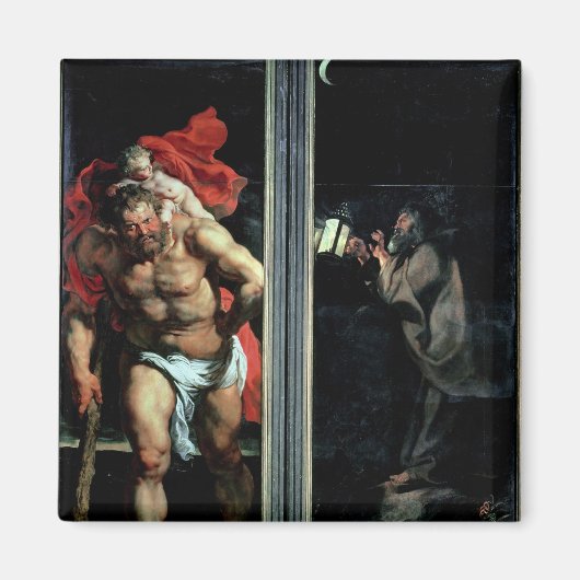 Aimant Saint Christopher et l'ermite (Devant)