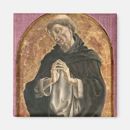 Aimant Saint Dominique (température sur panneau) (Devant)