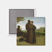 Aimant Saint François d'Assise (Recto/Verso)